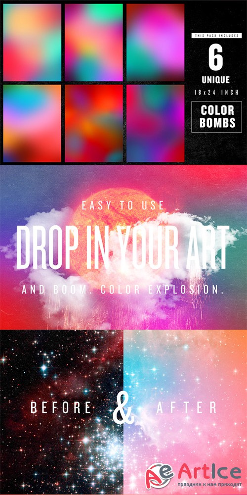 COLOR BOMB VOL. 1 - Creativemarket 25381