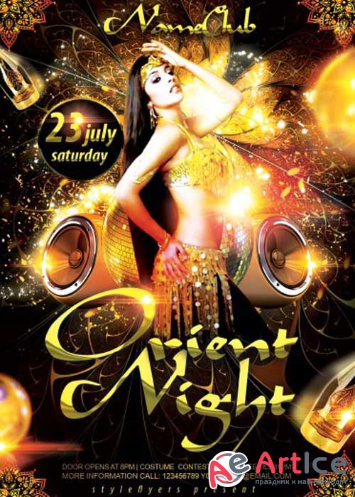 Orient Night V5 PSD Flyer Template