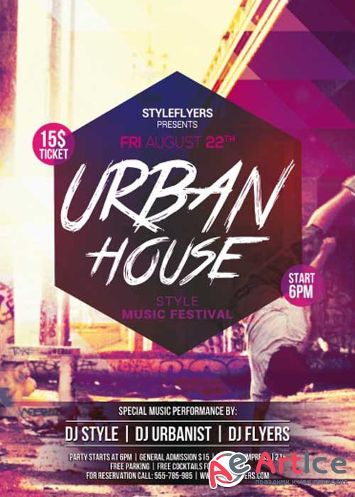 Urban House V7 PSD Flyer Template