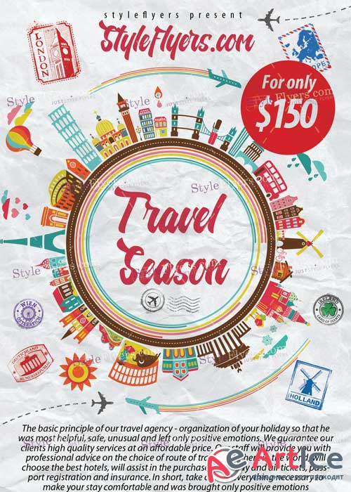 Travel V7 PSD Flyer Template