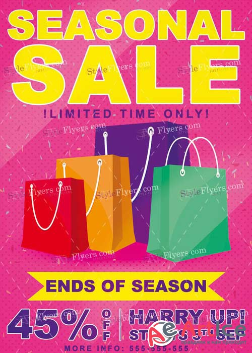 Season Sale V1 PSD Flyer Template