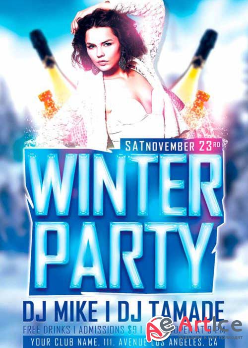 Winter Party V5 Flyer Template