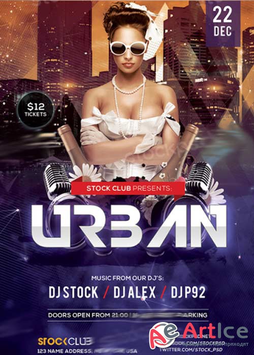 Urban V14 PSD Party Flyer