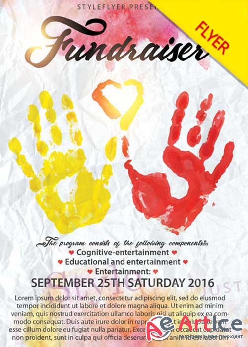 Fundraiser PSD V2 Flyer Template