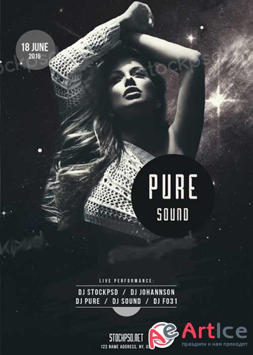 Pure Sound V1 PSD Flyer