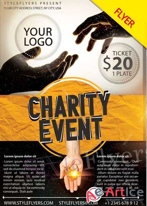 Charity V1 PSD Fleyr Template