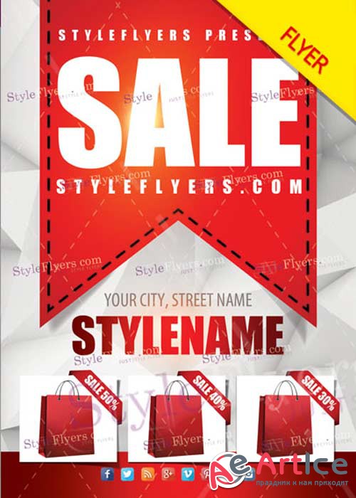 Sale PSD V17 Flyer Template