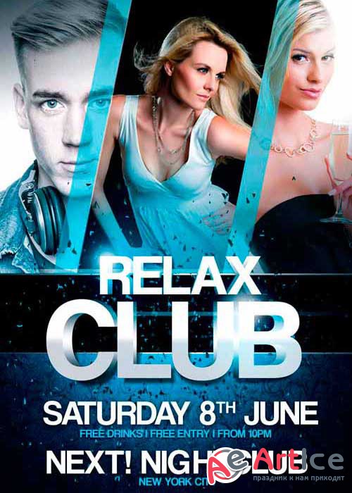 Relax Club Flyer V7 Template