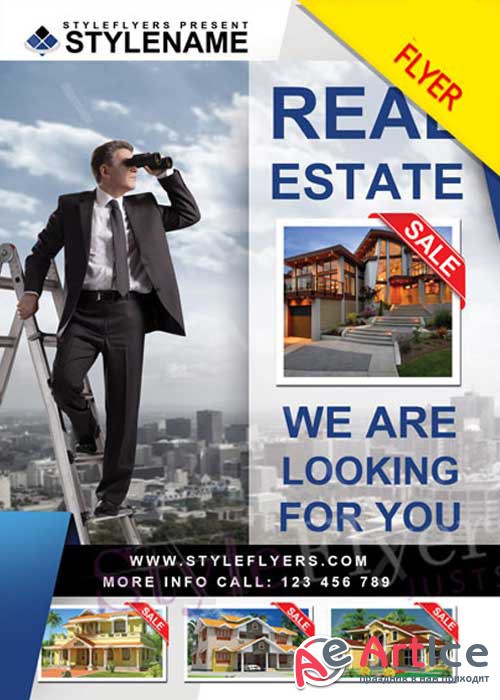 Real Estate V9 PSD Flyer Template