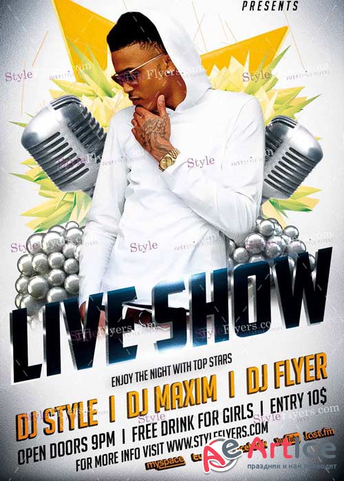 Live Show PSD V5 Flyer Template