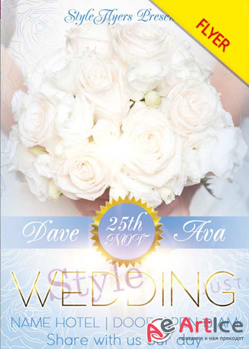 Wedding PSD V11 Flyer Template