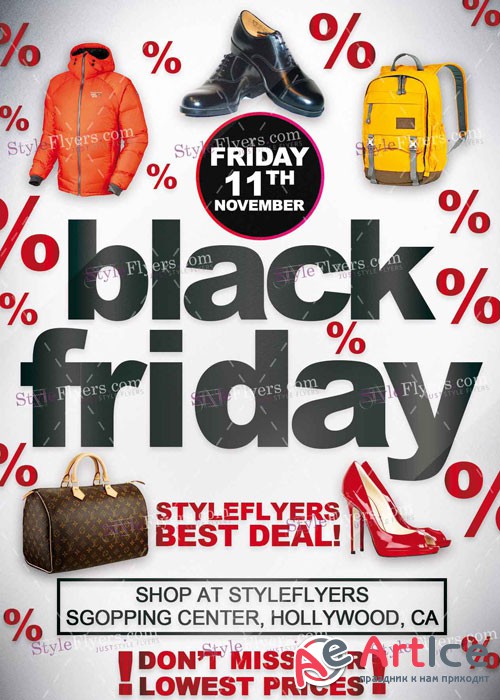 Black Friday PSD V5 Flyer Template