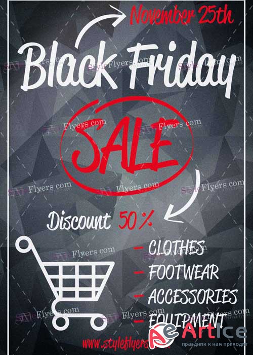 Black Friday Sale PSD V13 Flyer Template