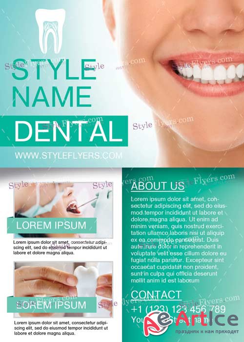 Dental PSD V11 Flyer Template