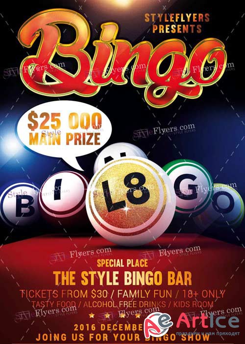 Bingo PSD V3 Flyer Template