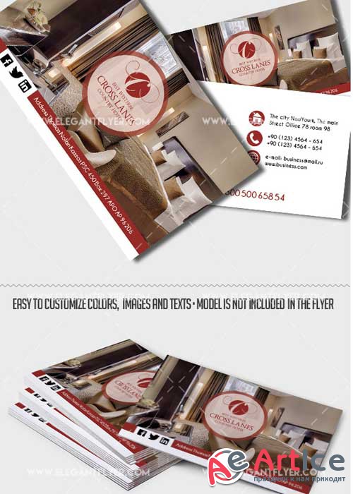 Hotel Premium Business card PSD V2 Template