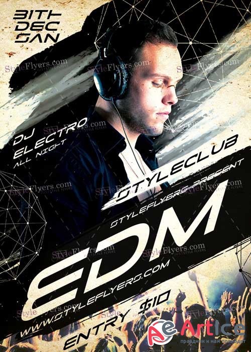 Edm PSD V6 Flyer Template