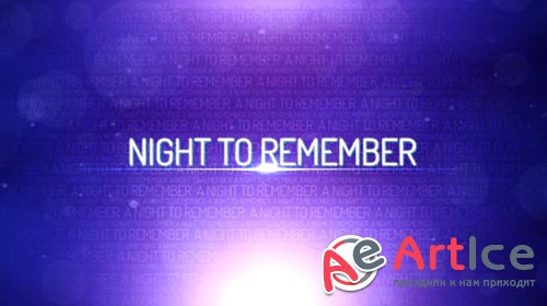 Night To Remember for Adobe After Effects