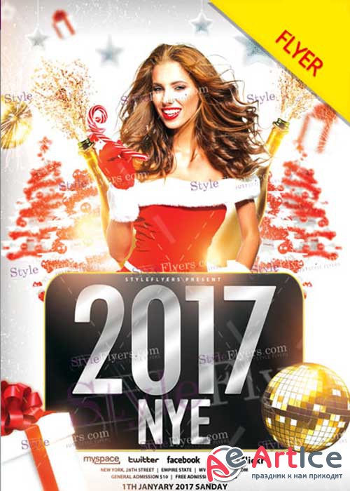 2017 NEY PSD V12 Flyer Template