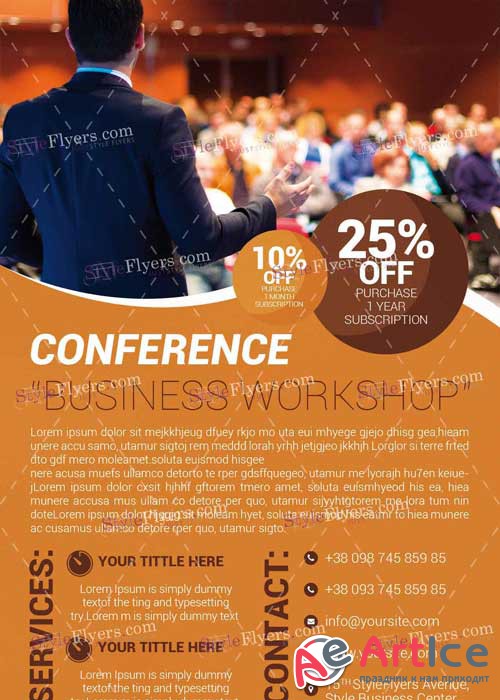 Conference V6 PSD Flyer Template