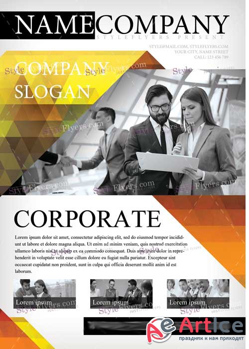 Corporate V11 PSD Flyer Template