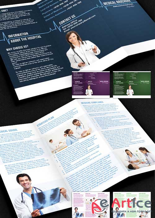 Medical Brochure Pack PSD V5 Template