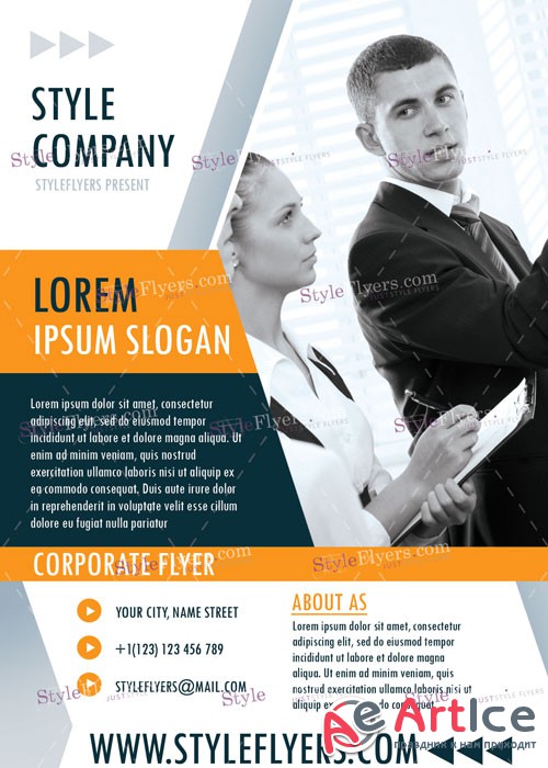 Corporate PSD V20 Flyer Template