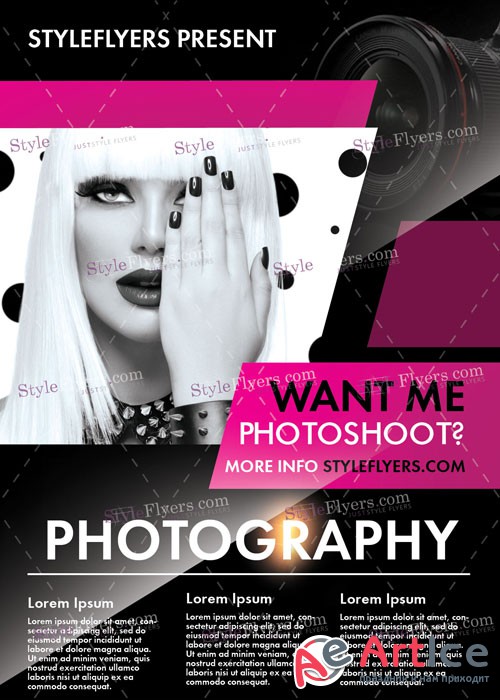 Photography V8 PSD Flyer Template