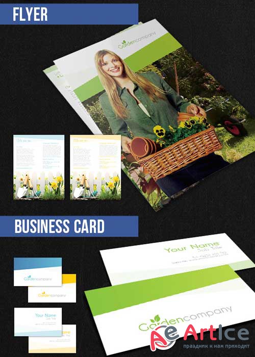 Gardening Brochure Pack PSD V8 Template