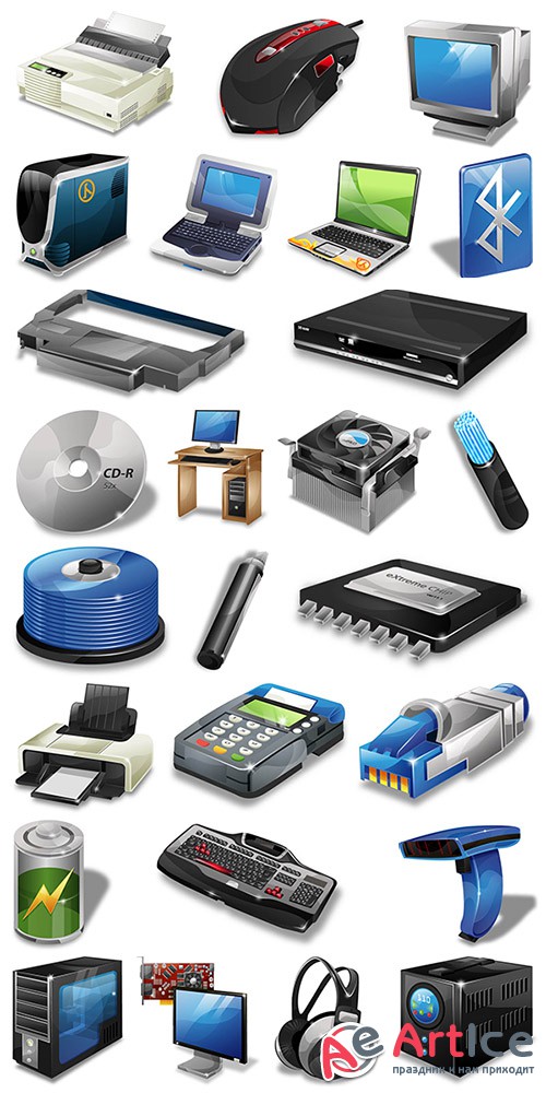 Super Vista Computer Gadgets Illustrator Sources