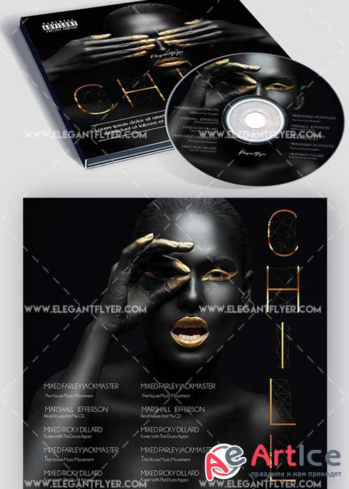 Indie Chill Premium CD Cover PSD V7 Template