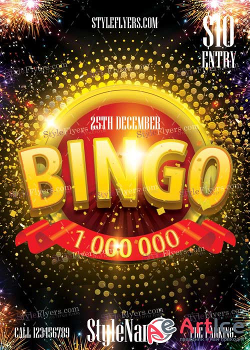 Bingo PSD V4 Flyer Template