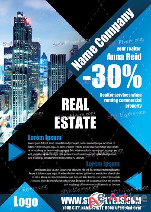 Real estate PSD V17 Flyer Template