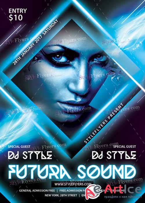 Future Sound PSD V15 Flyer Template