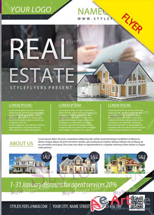 Real Estate PSD V02 Flyer Template