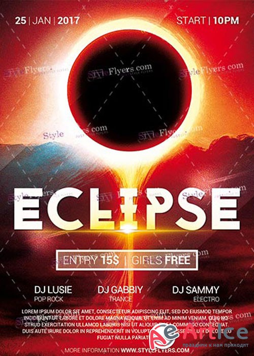 Eclipse PSD V14 Flyer Template