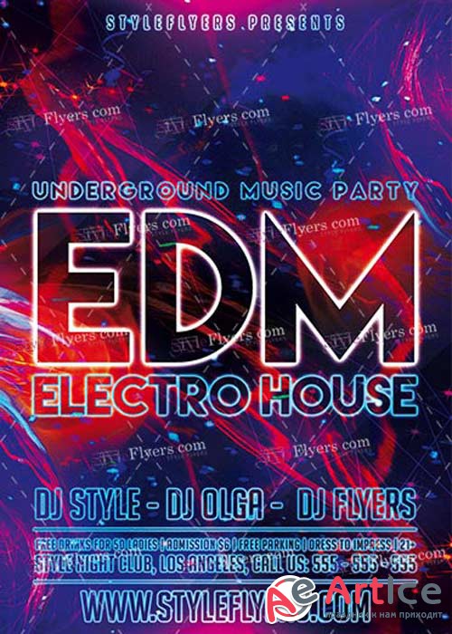 EDM PSD V9 Flyer Template