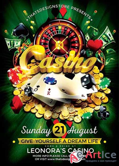 Casino Flyer V11 Template