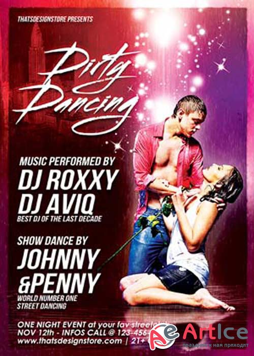 Dirty Dancing Flyer V11 Template