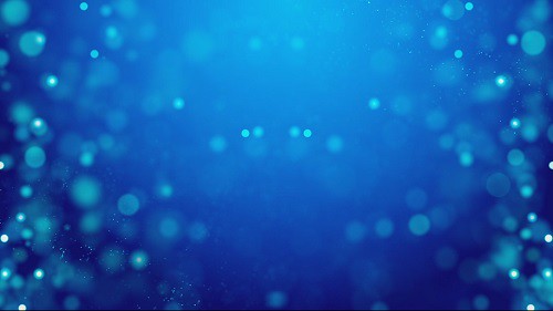 Blue bokeh background