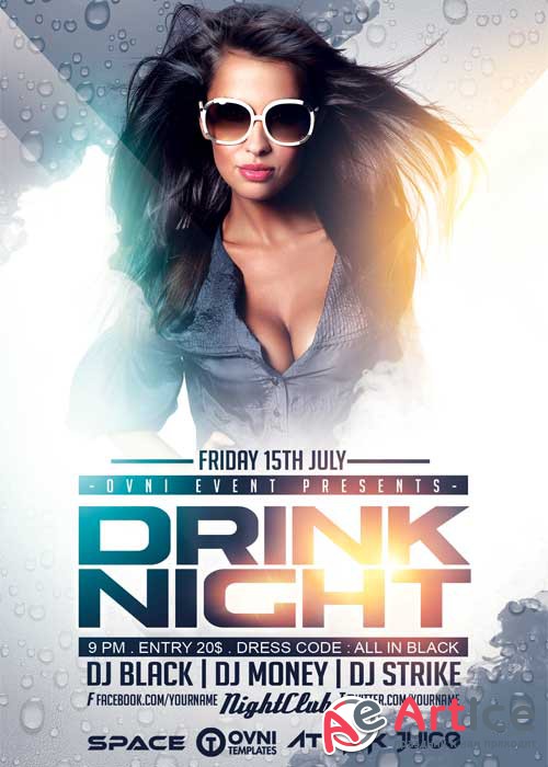 DRINK NIGHT V22 Flyer Template