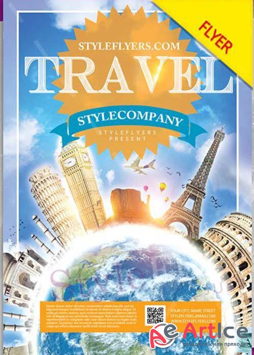 Travel V14 PSD Flyer Template