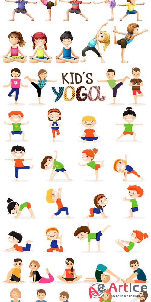 Yoga for Kids Set