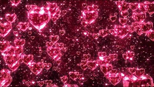 Brilliant Hearts background