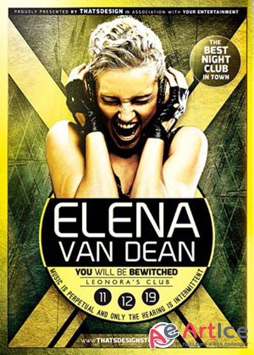 Dj Guest Flyer Template V7