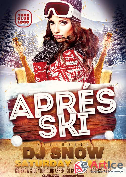 Apres Ski V10 Flyer Template