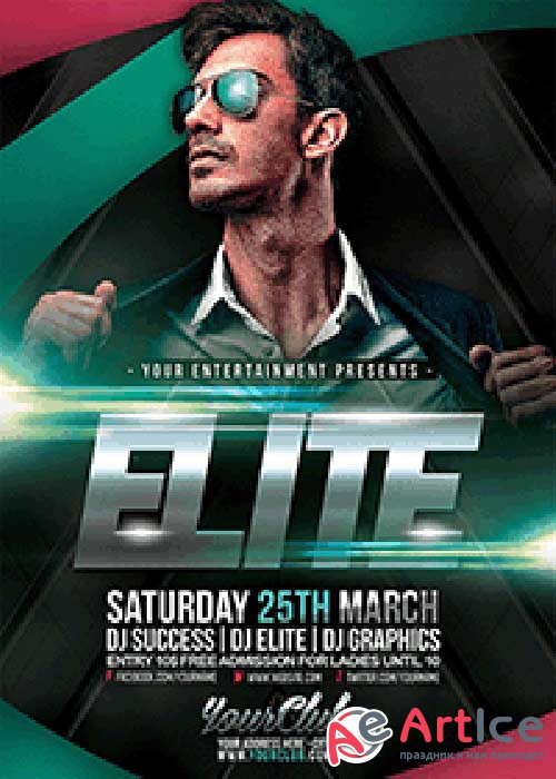 Elite Party V18 Flyer Template