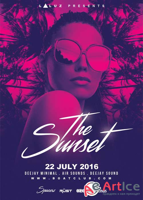 The Sunset V10 Flyer Template