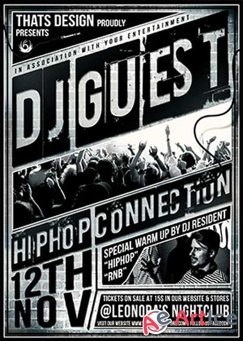 Dj Guest V12 Flyer Template