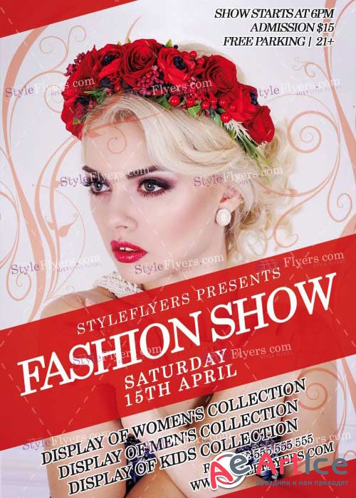 Fashion Show V17 PSD Flyer Template